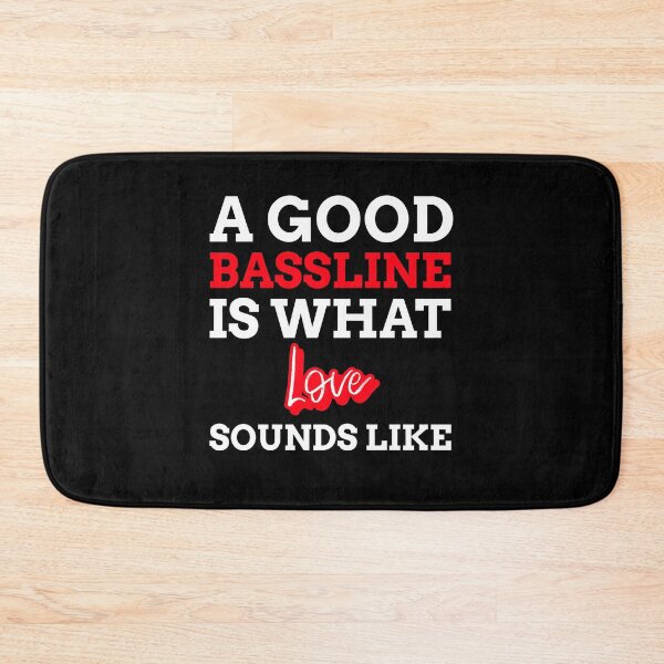 Item preview, Bassline Is Love, Music Producer designed and sold by ilovetshirts87.