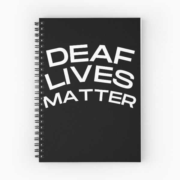 Item preview,   Deaf Lives Matter ASL Hearing Impaired designed and sold by Beluved.