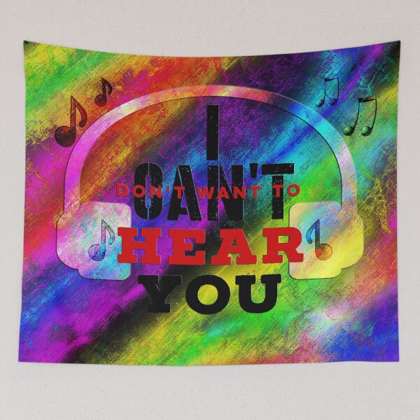 Item preview, I Can't Hear You - Headphones and Music Lovers designed and sold by PacificStreams.