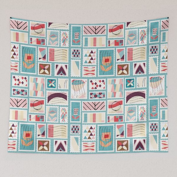 Item preview, Snail Mail Blue Pastel designed and sold by susycosta.