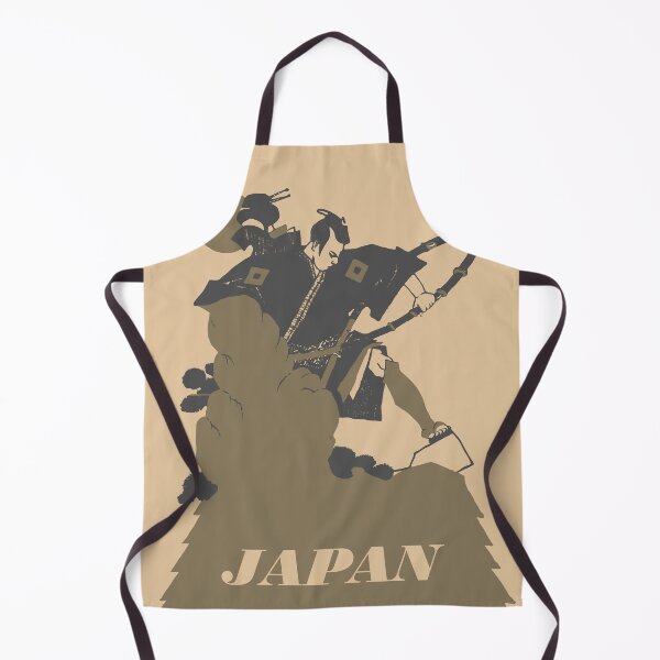 Artikelvorschau, Samurai-Krieger auf einem Berg - Vintage Japan Poster entworfen und verkauft von Vintage-TM.