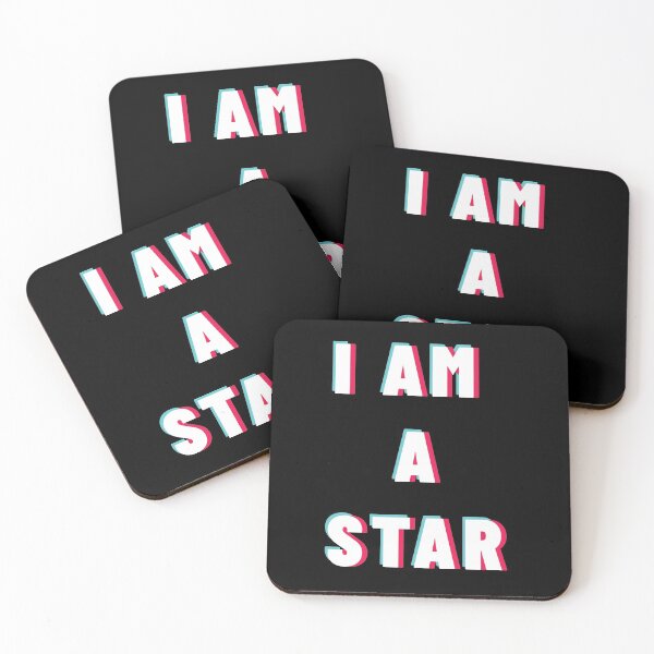 Item preview, TIK TOK I am a star - Black background designed and sold by zangetsukai.
