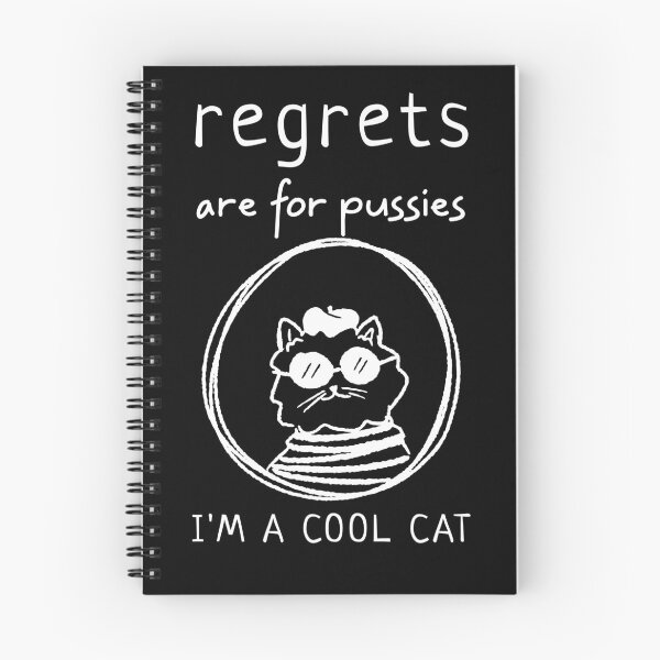 Item preview, Regrets are for Pussies designed and sold by Spicy Chilli.