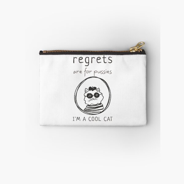 Item preview, Regrets are for Pussies designed and sold by Spicy Chilli.