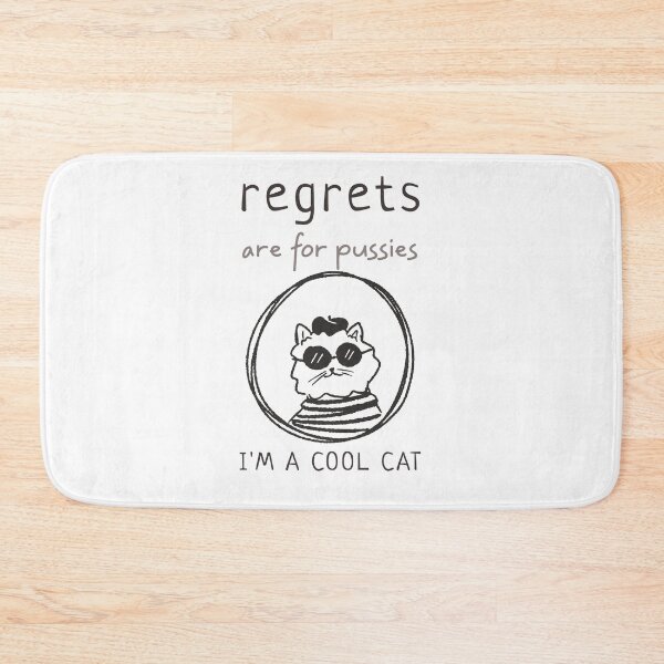 Item preview, Regrets are for Pussies designed and sold by Spicy Chilli.
