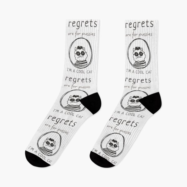 Item preview, Regrets are for Pussies designed and sold by Spicy Chilli.