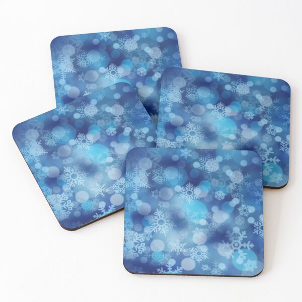 Item preview, Blue abstract snow falling winter christmas holiday background designed and sold by MarketVisionAV.