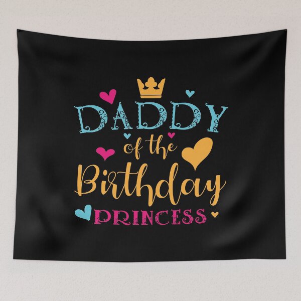 Item preview, Daddy Of The Birthday Princess Castle Crown Ruler Knight Top designed and sold by shirti.