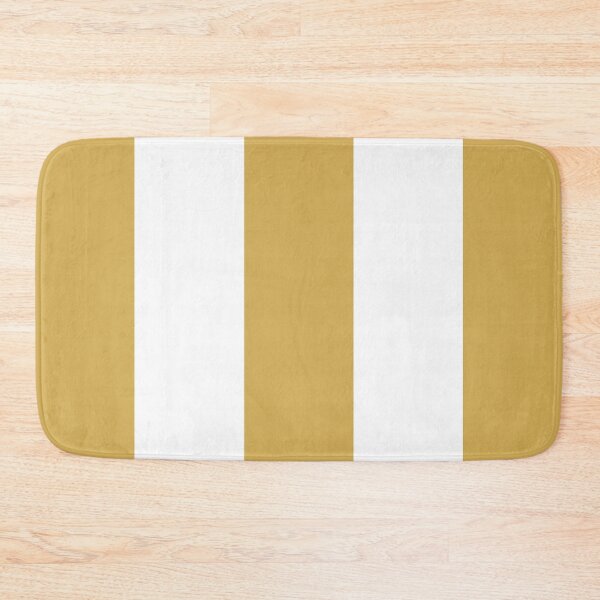 Item preview, Large GOLD and WHITE Vertical STRIPES designed and sold by RachelMacht.