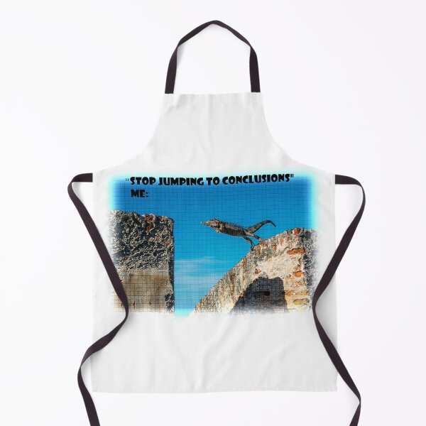Item preview, Stop Jumping to Conclusions Iguana Meme With Mosaic Tiles Filter designed and sold by LuckyKermit.