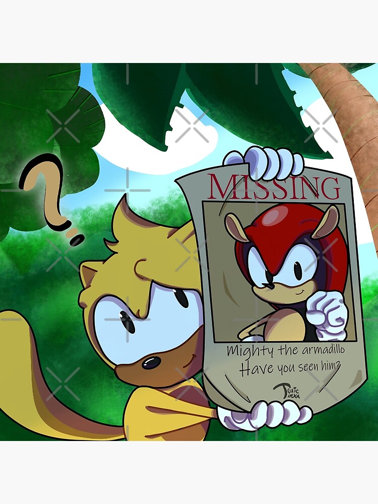 Exclusive Sonic Mania Adventures Missing Mighty Poster