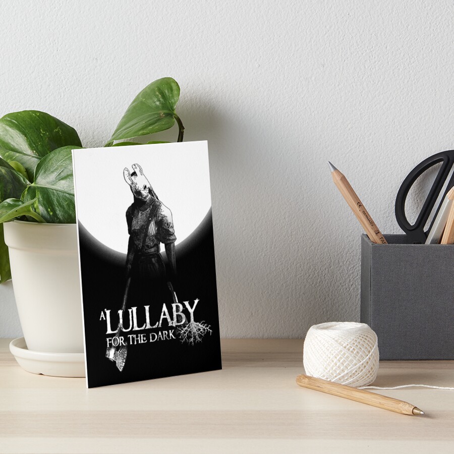 A Lullaby For The Dark Art Board Print By Creep Jerky Redbubble