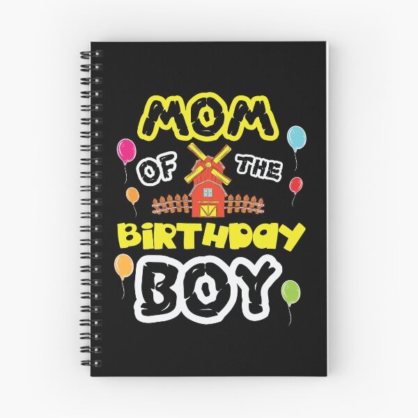 Item preview, Mom of The Birthday Boy Toddler Years Old Kids Children Cake Farming Happy Birthday Celebration Party Candle Farm designed and sold by shirti.