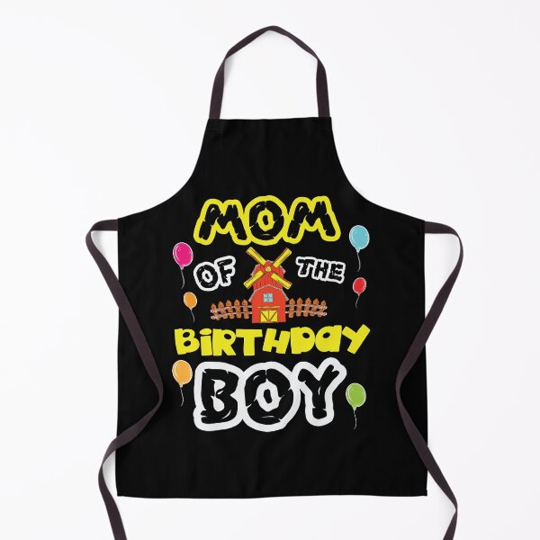 Item preview, Mom of The Birthday Boy Toddler Years Old Kids Children Cake Farming Happy Birthday Celebration Party Candle Farm designed and sold by shirti.
