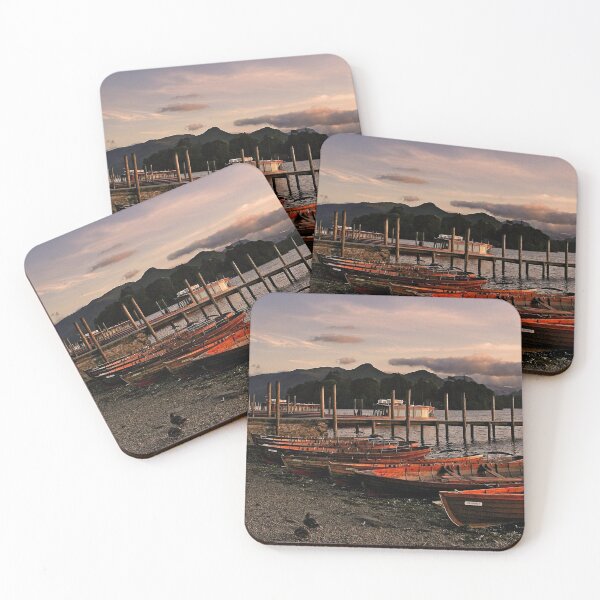 Item preview, Derwent Water Boats in the evening light designed and sold by leephotoofyork.