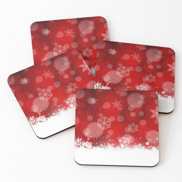Item preview, Red abstract snow falling winter christmas holiday background designed and sold by MarketVisionAV.