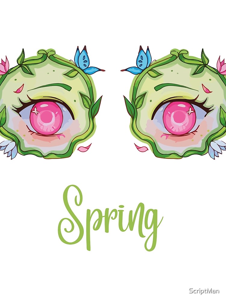 Thumbnail 3 of 3, Scarf, Spring eyes designed and sold by ScriptMan.