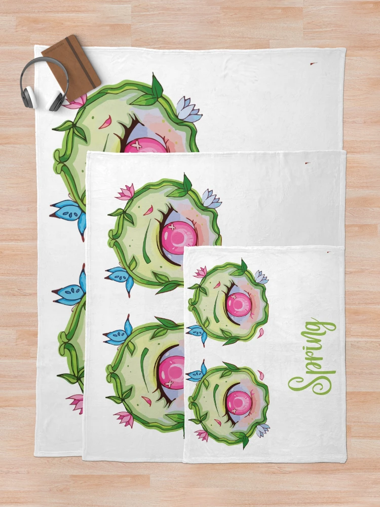 Thumbnail 5 of 6, Throw Blanket, Spring eyes designed and sold by ScriptMan.