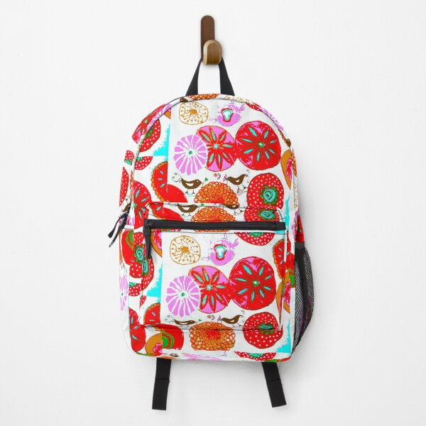 Item preview, 36. Red Flowers and Black Birds. designed and sold by Kattrend.