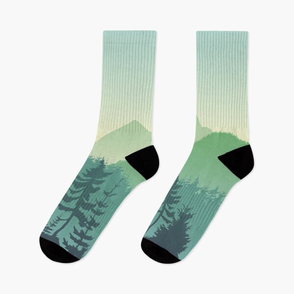 Item preview, Green landcape with trees and mountains designed and sold by arkhipoff.