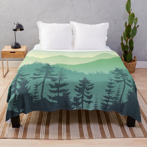 Item preview, Green landcape with trees and mountains designed and sold by arkhipoff.