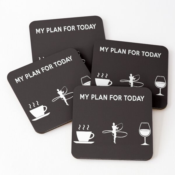 Item preview, My Plan For Today, Rhythmic Gymnastics, Rhythmic Gymnastics Quote, Funny Gymnastic designed and sold by Aerial Addicts.