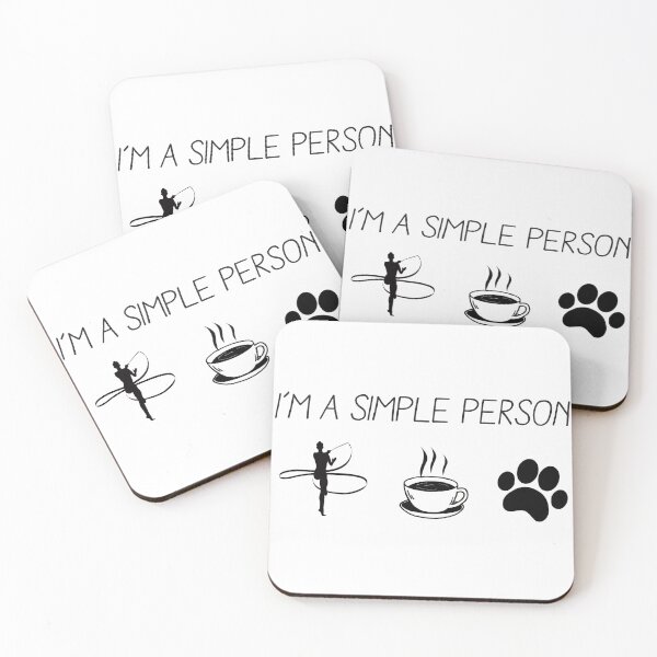Item preview, I'm a Simple Person, Rhythmic Gymnastic, Rhythmic Gymnastics Quote, Funny Gymnastic designed and sold by Aerial Addicts.