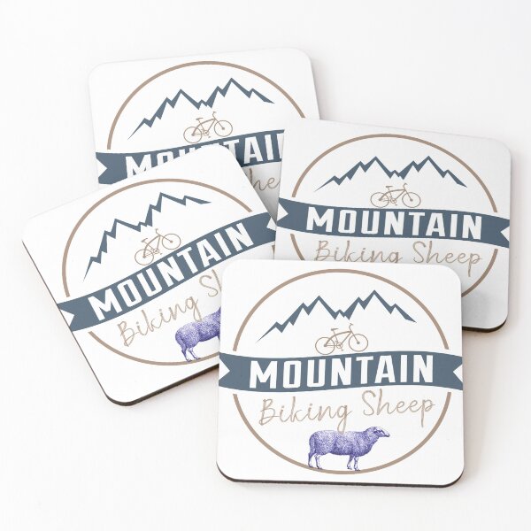 Item preview, Mountain Biking Sheep Funny Design for Mountain Biking Lovers & Fans - Christmas gift Idea designed and sold by WhiteTears.