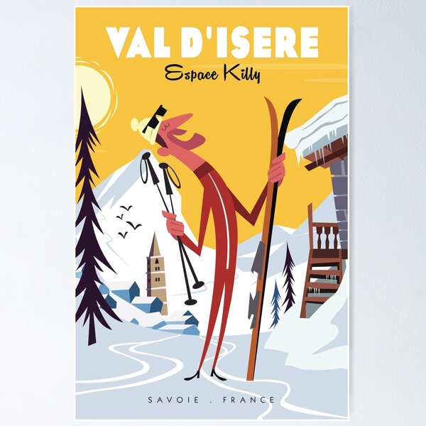 Item preview,  Val D'Isere ski poster designed and sold by GAGodel.