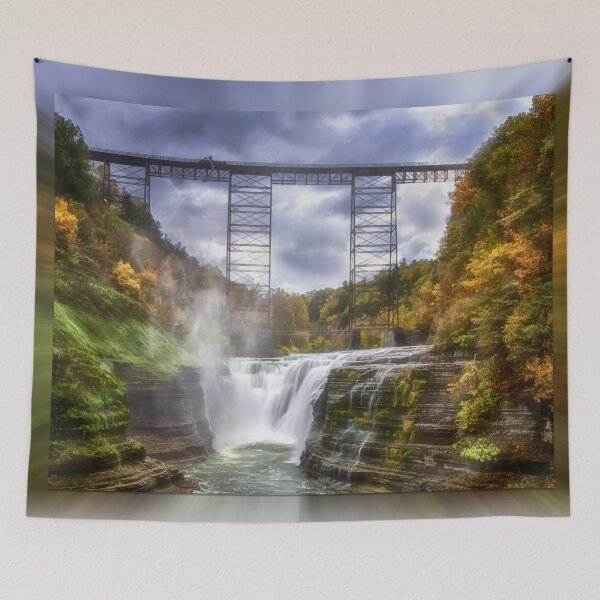 Item preview, Upper Falls, Letchworth State Park - New York designed and sold by Kathy Weaver.