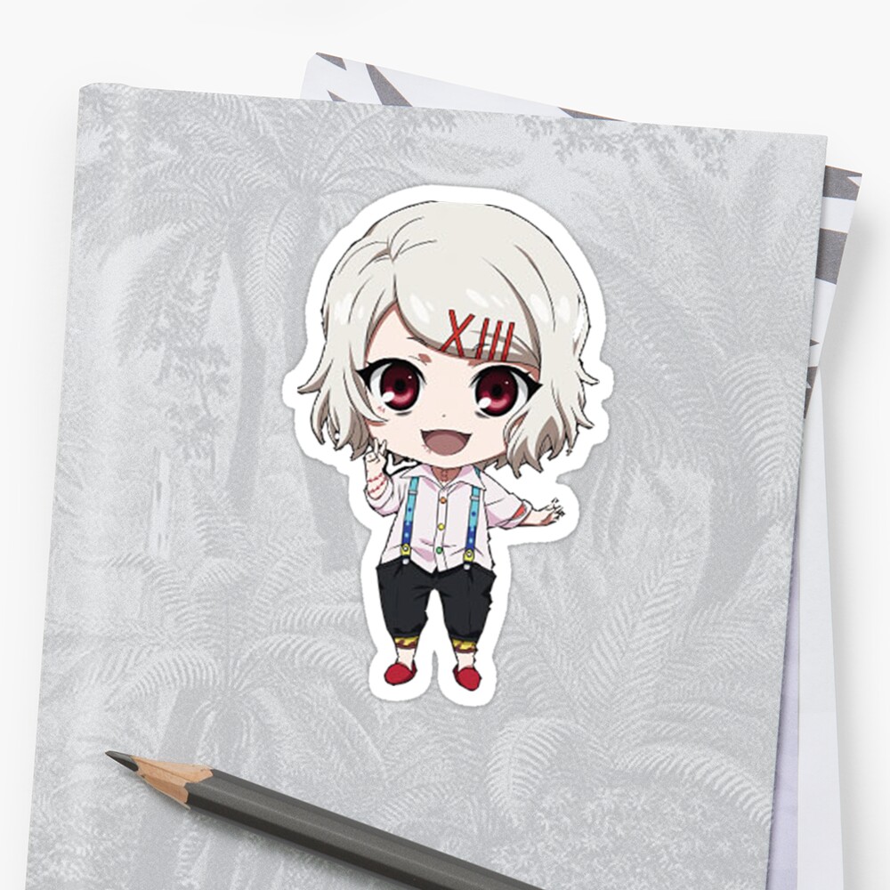 Chibi Juuzou Suzuya Stickers By Janetbringus Redbubble