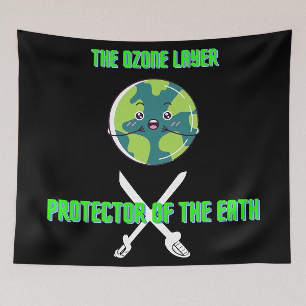 Item preview, The Ozone Layer Protector Of The Earth In Black designed and sold by LuckyKermit.