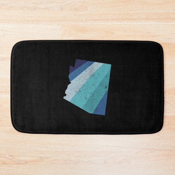 Item preview, Arizona State Retro Blue Rainbow Stripes designed and sold by twicetrader.