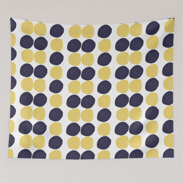 Item preview, Blue yellow dots designed and sold by LeftoRight.