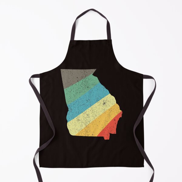 Item preview, Georgia State Vintage Retro Rainbow Stripes designed and sold by twicetrader.
