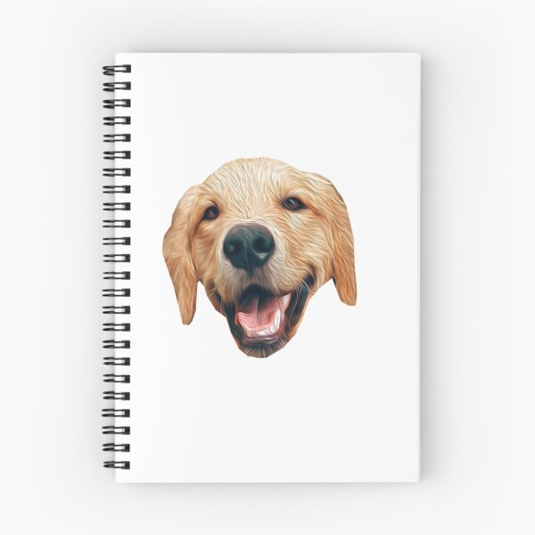 Item preview, Labrador golden retriever perro pintura al óleo estilizada designed and sold by SzofiStore.