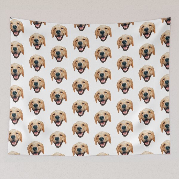 Item preview, Labrador golden retriever Dog oil-painting stylized designed and sold by SzofiStore.