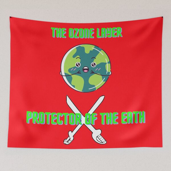 Item preview, The Ozone Layer Protector Of The Earth In Red designed and sold by LuckyKermit.