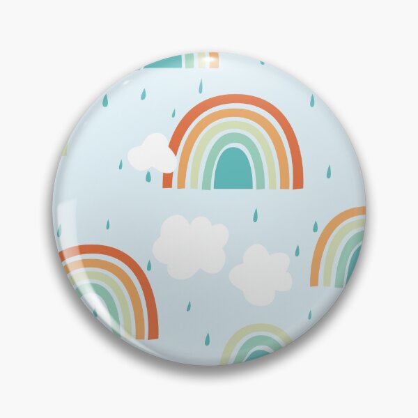 Item preview, Rainbows Clouds Rain and Blue Skies designed and sold by LouiseFranksArt.