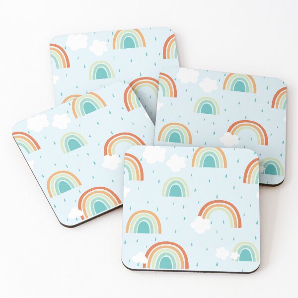 Item preview, Rainbows Clouds Rain and Blue Skies designed and sold by LouiseFranksArt.