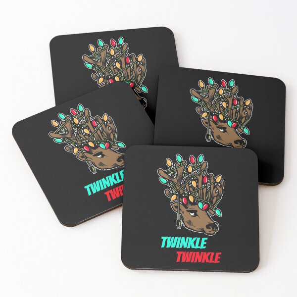 Item preview, Twinkle Twinkle Reindeer Christmas Lights designed and sold by mikels.