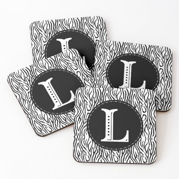 Item preview, Zebra Monogram Letter L designed and sold by MarkTees.