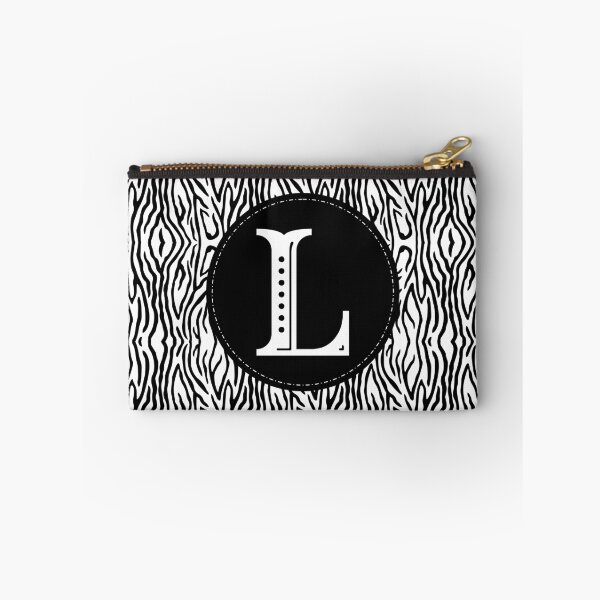 Item preview, Zebra Monogram Letter L designed and sold by MarkTees.