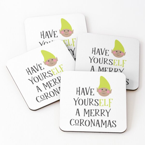 Item preview, Have YoursELF a Merry Coronamas- White designed and sold by VicEllisArt.