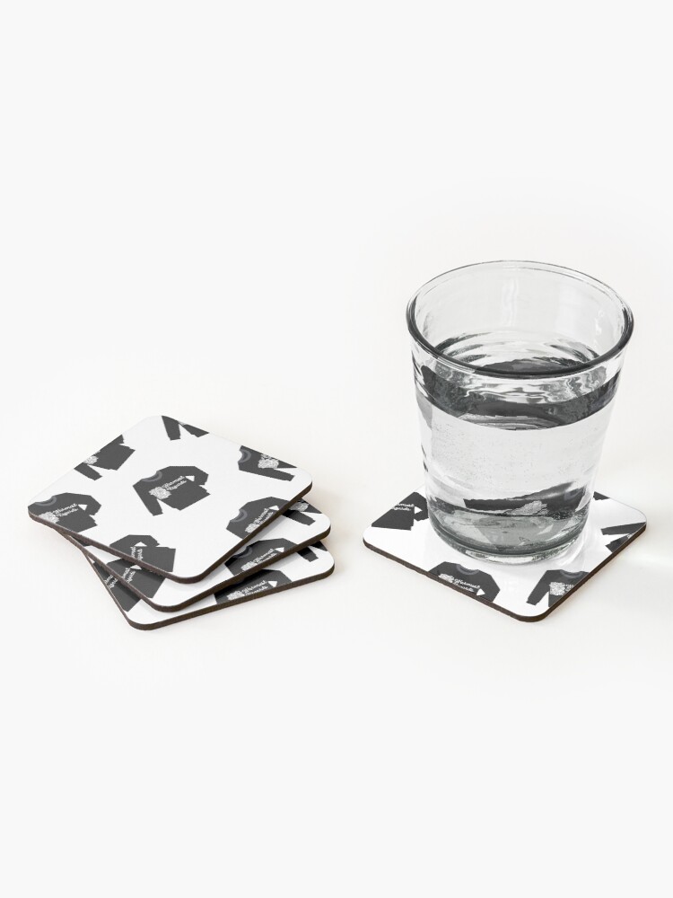 Alternate view of David rose sweater..warmest regards Coasters (Set of 4)