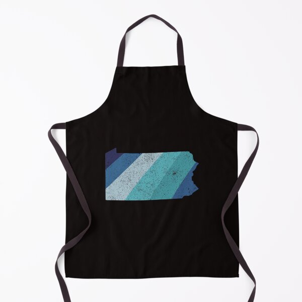 Item preview, Pennsylvania State Vintage Retro Blue Rainbow Rainbow Stripes designed and sold by twicetrader.