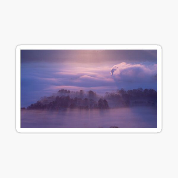 Waves of fog Sticker