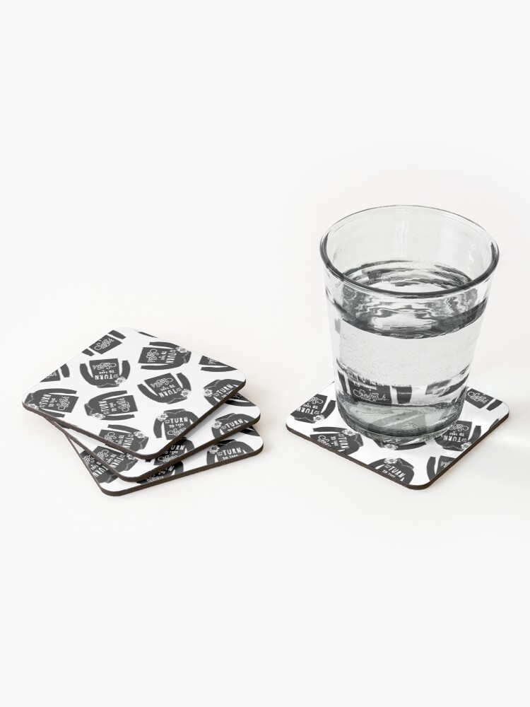 Alternate view of Copy of David rose sweater..warmest regards Coasters (Set of 4)