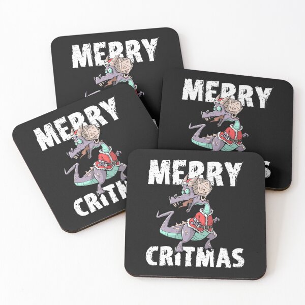 Item preview, Critical Hit D20 Dice RPG Meme PnP Dragon Merry Critmas designed and sold by DanielEmberson.