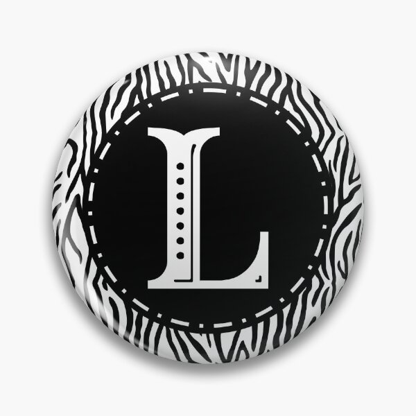 Item preview, Zebra Monogram Letter L designed and sold by MarkTees.